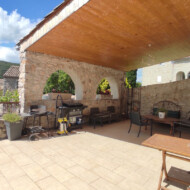 En commun aux chambres d'hôtes : grande terrasse